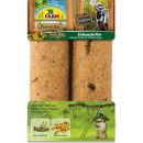 JR Farm PBar 2er Pack mit Nüsse&Holunder-Heuschrecken&Seiden oder Regen-&Mehlwürmer 700 g