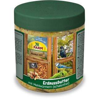 JR Farm PPot Erdnussbutter Mehlwürmer 400 g