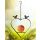 Gusseisen Meisenknödelhalter/Apfelhalter 23x25 cm in Herzform mit hübscher Verzierung Vogelfutterstation Vogel Garten Deko